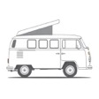 Campervan body type illustration