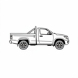 Pickup Truck body type illustration